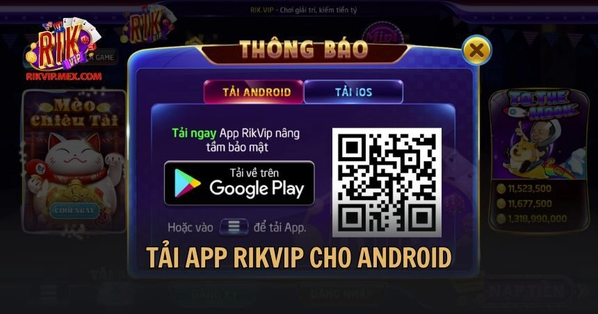 Tải App về trên hệ điều hành Android